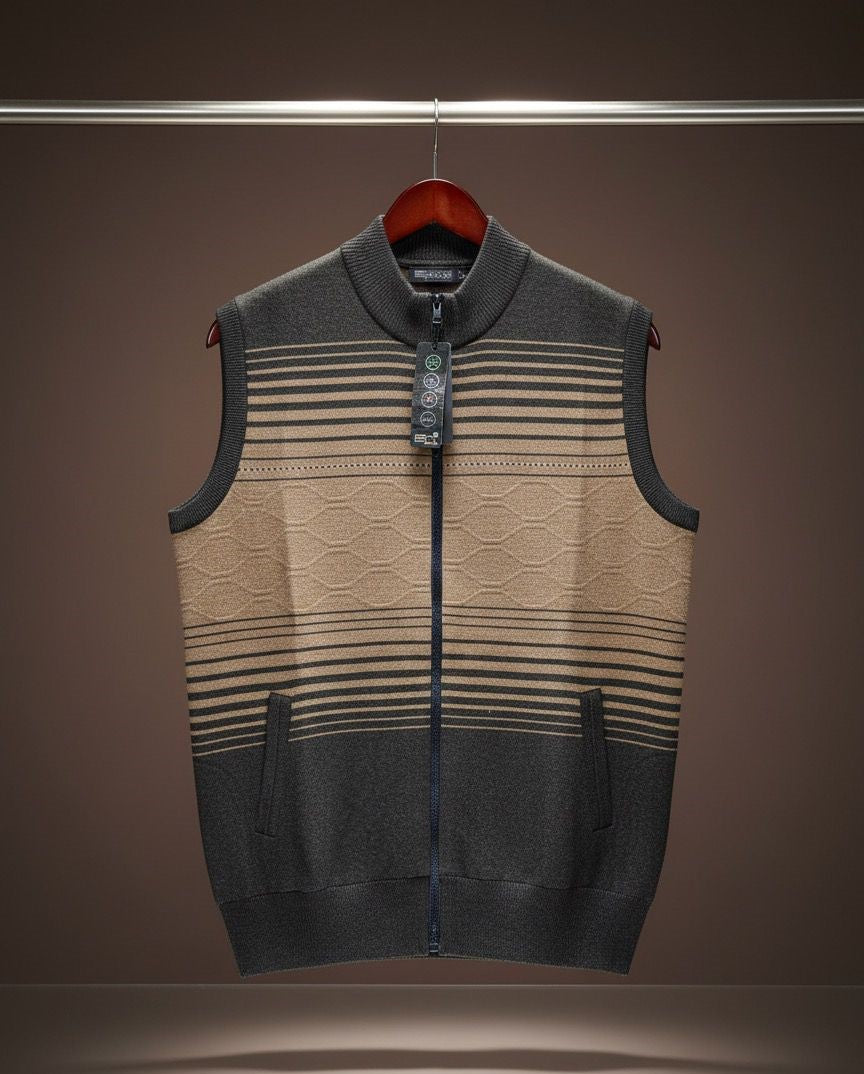 APT Men's Sleeveless Sweater For Winter