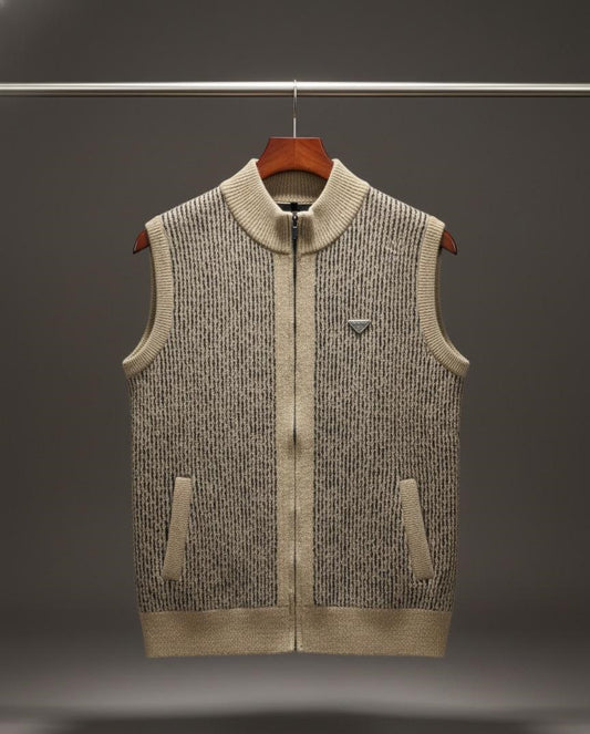 Vancort Men's Wool Sleeveless Sweater For Winter