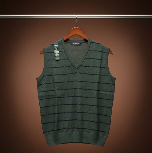 APT Men's Sleeveless Sweater For Winter